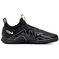 NIKE Jr. Air Zoom Mercurial Vapor 15 Academy IC Hallen-Fu&szlig;ballschuhe Kinder 001 - black/dk smoke grey-summit white-volt 30