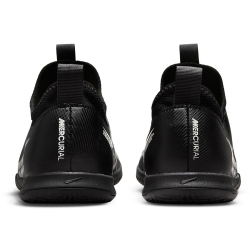 NIKE Jr. Air Zoom Mercurial Vapor 15 Academy IC Hallen-Fu&szlig;ballschuhe Kinder 001 - black/dk smoke grey-summit white-volt 30