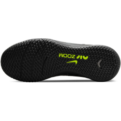 NIKE Jr. Zoom Mercurial Vapor 15 Academy IC Hallen-Fußballschuhe Kinder 001 - black/dk smoke grey-summit white-volt 33.5