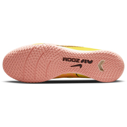 NIKE Mercurial Zoom Vapor 15 Academy IC Hallen-Fußballschuhe yellow strike/sunset glow-coconut m 45.5