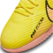 NIKE Mercurial Zoom Vapor 15 Academy IC Hallen-Fußballschuhe yellow strike/sunset glow-coconut m 46
