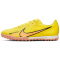 NIKE Air Zoom Mercurial Vapor 15 Academy TF Turf Multinocken-Fu&szlig;ballschuhe yellow strike/sunset glow-coconut m 45