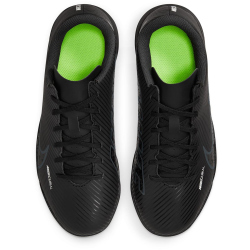 NIKE Jr. Mercurial Vapor 15 Club TF Turf Multinocken-Fu&szlig;ballschuhe Kinder black/dk smoke grey-summit white-vo 32