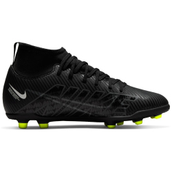 NIKE Jr. Mercurial Superfly 9 Club FG/MG Fu&szlig;ballschuhe Kinder black/dk smoke grey-summit white-vo 33