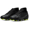 NIKE Jr. Mercurial Superfly 9 Club FG/MG Fu&szlig;ballschuhe Kinder black/dk smoke grey-summit white-vo 33