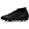 NIKE Jr. Mercurial Superfly 9 Club FG/MG Fu&szlig;ballschuhe Kinder black/dk smoke grey-summit white-vo 33
