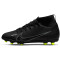 NIKE Jr. Mercurial Superfly 9 Club FG/MG Fußballschuhe Kinder black/dk smoke grey-summit white-vo 33.5