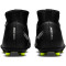 NIKE Jr. Mercurial Superfly 9 Club FG/MG Fußballschuhe Kinder black/dk smoke grey-summit white-vo 33.5