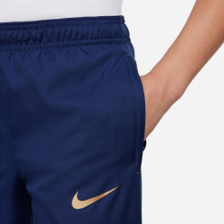 NIKE Frankreich Strike Dri-FIT Woven Fu&szlig;ball Trainingsanzug Kinder midnight navy/metallic gold XL (158-170 cm)