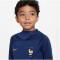 NIKE Frankreich Academy Pro Dri-FIT Fußball Hoodie Kinder 410 - midnight navy/metallic gold S (128-137 cm)