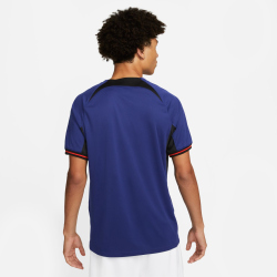 NIKE Niederlande 2022/23 Dri-FIT Stadium Ausw&auml;rtstrikot Herren deep royal blue/black/habanero red S