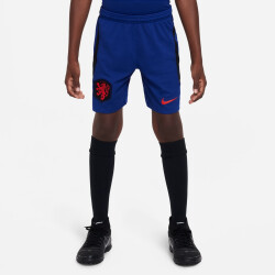 NIKE Niederlande 2022/23 Stadium Auswärts Dri-FIT Fußballshorts Kinder 455 - deep royal blue/black/habanero red XS (122-128 cm)