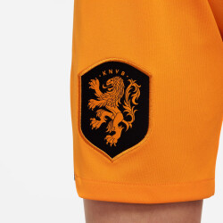 NIKE Niederlande 2022/23 Dri-FIT Stadium Heim Fußballshorts Kinder 833 - orange peel/black XS (122-128 cm)