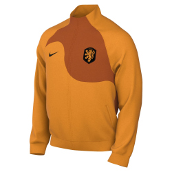 NIKE Niederlande Academy Pro Knit Fu&szlig;balljacke Herren orange peel/campfire orange/black S