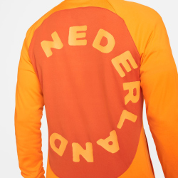 NIKE Niederlande Academy Pro Knit Fu&szlig;balljacke Herren orange peel/campfire orange/black S