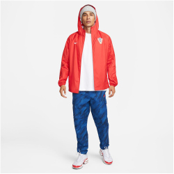 NIKE Kroatien AWF Fu&szlig;ball Regenjacke Herren university red/white S