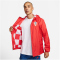 NIKE Kroatien AWF Fu&szlig;ball Regenjacke Herren university red/white S