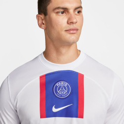 NIKE Paris Saint-Germain 2022/23 Stadium Ausweich Dri-FIT Fu&szlig;balltrikot Herren white/old royal/white S