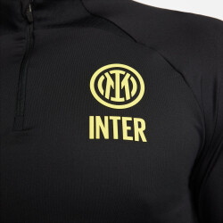 NIKE Inter Mailand Strike Dri-FIT langarm Trainingsshirt Herren black/vibrant yellow S