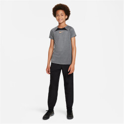 NIKE Dri-FIT Academy kurzarm Fußball Trainingsshirt Kinder black/sunset glow S (128-137 cm)