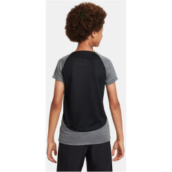 NIKE Dri-FIT Academy kurzarm Fußball Trainingsshirt Kinder black/sunset glow S (128-137 cm)
