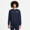 NIKE England Fleece Sweatshirt Herren obsidian/white S