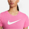 NIKE Dri-FIT kurzarm Trainingsshirt Damen 684 - pinksicle XL
