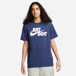 NIKE Sportswear JUST DO IT T-Shirt Herren 410 - midnight navy/white M