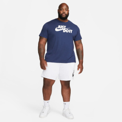 NIKE Sportswear JUST DO IT T-Shirt Herren 410 - midnight navy/white M