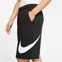 NIKE Sportswear Club Graphic Shorts Herren 010 - black/white/white XL