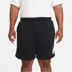 NIKE Sportswear Club Graphic Shorts Herren 010 - black/white/white XL