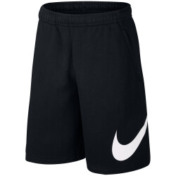 NIKE Sportswear Club Graphic Shorts Herren 010 - black/white/white XL