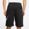 NIKE Sportswear Club Graphic Shorts Herren 010 - black/white/white XL