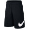 NIKE Sportswear Club Graphic Shorts Herren 010 - black/white/white XL