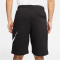 NIKE Sportswear Club Graphic Shorts Herren 010 - black/white/white XXL