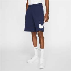 NIKE Sportswear Club Graphic Shorts Herren 410 - midnight navy/white/white XL