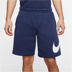 NIKE Sportswear Club Graphic Shorts Herren 410 - midnight navy/white/white XL
