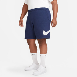 NIKE Sportswear Club Graphic Shorts Herren 410 - midnight navy/white/white XL