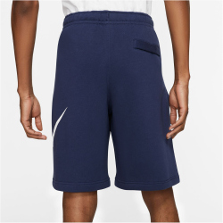 NIKE Sportswear Club Graphic Shorts Herren 410 - midnight navy/white/white XL