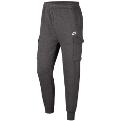 NIKE Sportswear Club Fleece Cargo Pants Herren 071 - charcoal heathr/anthracite/white L