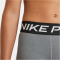 NIKE Pro Dri-FIT 3" Tights M&auml;dchen 091 - carbon heather/white XS (122-128 cm)