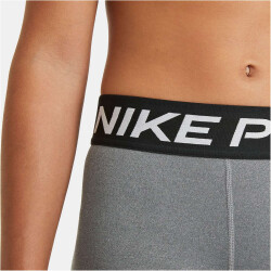 NIKE Pro Tights Mädchen 091 - carbon heather/white M (137-146 cm)