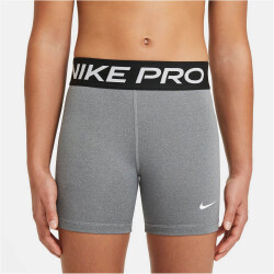 NIKE Pro Tights Mädchen 091 - carbon heather/white M (137-146 cm)