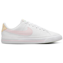 NIKE Court Legacy Sneaker Jungen 115 - white/pink foam -sesame-honeydew 35.5