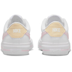 NIKE Court Legacy Sneaker Jungen 115 - white/pink foam -sesame-honeydew 35.5