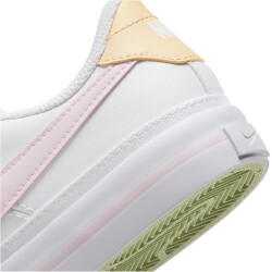 NIKE Court Legacy Sneaker Jungen 115 - white/pink foam -sesame-honeydew 35.5