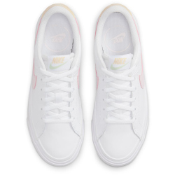 NIKE Court Legacy Sneaker Jungen 115 - white/pink foam -sesame-honeydew 36