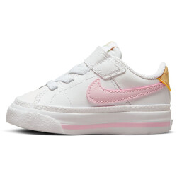 NIKE Court Legacy Baby-Sneaker 115 - white/pink foam -sesame-honeydew 19.5