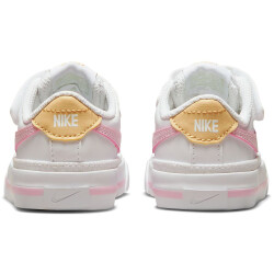 NIKE Court Legacy Baby-Sneaker 115 - white/pink foam -sesame-honeydew 19.5