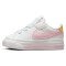 NIKE Court Legacy Baby-Sneaker 115 - white/pink foam -sesame-honeydew 19.5